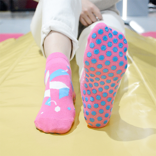 MiFoBest grip sole socks for pilates ankle grip socks bulk with grips on bottom